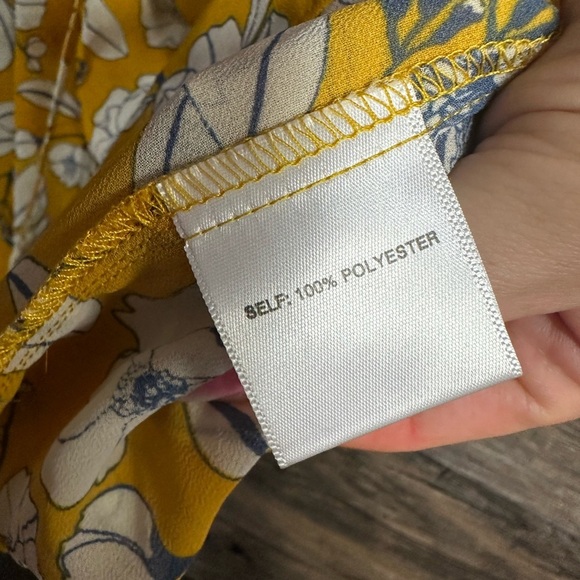 Cynthia Rowley Yellow Floral Tank Top - Picture 7 of 7